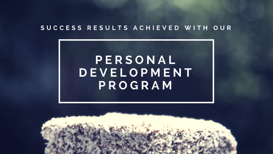 Success Results Achieved with Our Personal Development Program